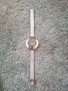lot 5100 image: D&G Dolce & Gabbana Womens Watch Mesh Band Black Dial