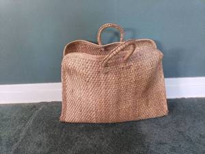 lot 5217 image: Woven Basket with Handles
