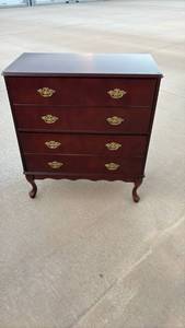 lot 155 image: Mahogany 2-Drawer file cabinet or can be made into a dresser