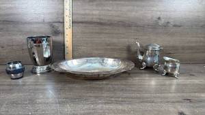 lot 186 image: Silver-Plate Serving Set Collection