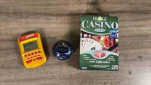 lot 207 image: Electronic Handheld Games Lot - Yahtzee, Magic 8 Ball & Hoyle Casino PC