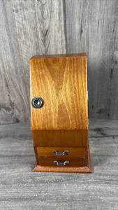 lot 279 image: Wooden Jewelry Box with Mirror and Drawer