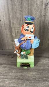 lot 311 image: Hoffman Original Kentucky Straight Bourbon Whiskey&nbsp Decanter Mailman Figurine