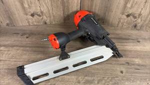lot 329 image: Banks Pneumatic Brad Nailer with Aluminum Base