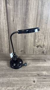 lot 396 image: Black LED Desk Lamp with Flexible Gooseneck and Touch Controls