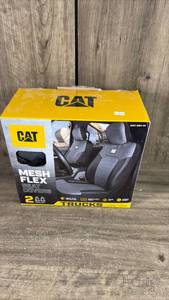 lot 469 image: CAT Mesh Flex Seat Covers 2 Piece Set for Trucks