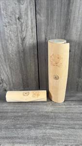 lot 503 image: Timeless Message Wooden Wine Bottle Holder Set with Glass Bottle and Scroll
