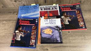 lot 507 image: Music Education Books String Basics, Of Mice and Men, A Tune a Day, Fun with Violin