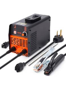lot 20032 image: VEVOR Stick Welder, 200Amp 2 in 1 ARCLift Tig Welder Machine 110220V with Hot Start Arc Force Anti-Stick - Retail $100
