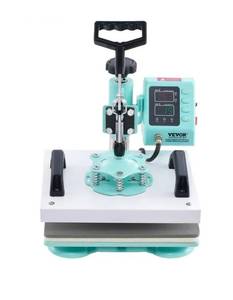 lot 20034 image: VEVOR Heat Press, 12 x 10inch Heat Press Machine, 360° Swing Away T-Shirt Pressing Machine, Fast and Even Heating, Digital Precise Control, Heat Transfer Machine for T-ShirtsPillowsBags, Green - Retail $90