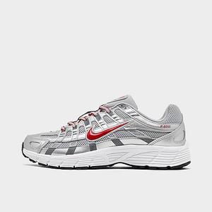 lot 61954 image: Nike Big Kids P-000 Casual Shoes in GreyMetallicMetallic Silver Size 6 Leather - Retail $90