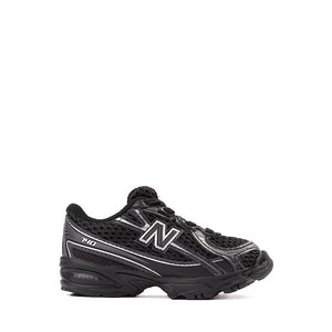 lot 61969 image: New Balance 740 Athletic Shoe - Baby  Toddler - Black  Silver Metallic - 8 - Retail $75