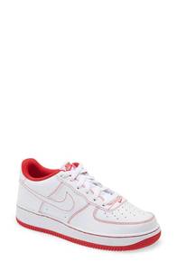 lot 61981 image: Kids Nike Kids Air Force 1 Sneaker, Size 5.5 M - White - Retail $155