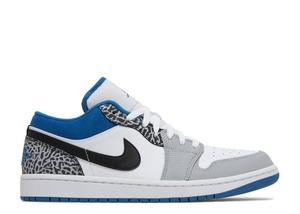 lot 61933 image: Nike Air Jordan 1 Low SE True Blue sneakers - 8.5 - Retail $158