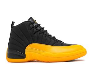 lot 61935 image: Nike Air Jordan 12 Sneakers Youth Retro Black University Gold 130690-070 - 7Y - Retail $152
