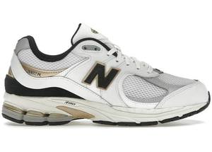 lot 61987 image: New Balance 2002R White Black Gold Metallic - 4  - Retail $85