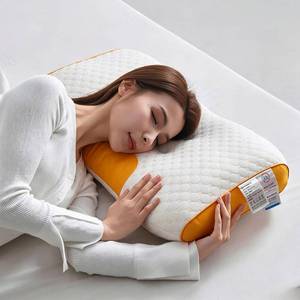lot 614 image: Cervical Pillow for Side - 3D Ultra-Soft Neck Support, Orange