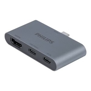 lot 664 image: Philips USB-C & HDMI Hub with Power Delivery