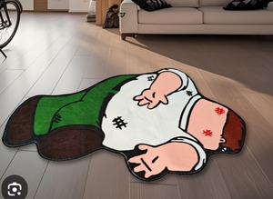 lot 679 image: 30x20 Peter Griffin Body Rug