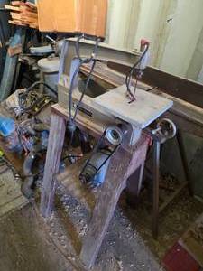 lot 109 image: Powr-Kraft  Montgomery Ward Scroll Saw