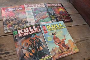 lot 2095 image: Vintage Kull and the Barbarians Comic Books & More