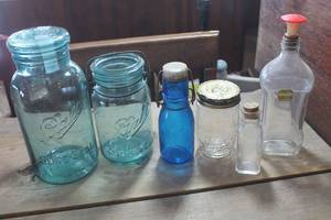 lot 2114 image: Vintage Canning Jars and More