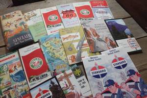 lot 2120 image: Vintage Road Maps