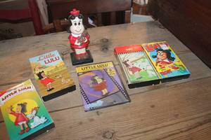 lot 2135 image: Vintage LuLu VHS Movies, Figurine & More