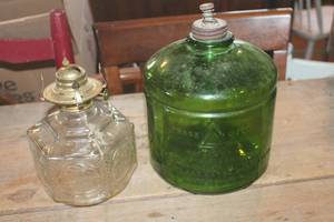 lot 2140 image: Antique Lamp Base and More