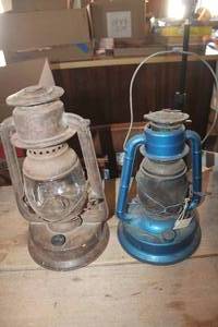 lot 2142 image: Antique Dietz Lantern and More