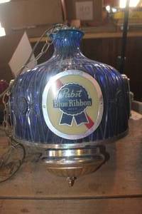Vintage Fabst Blue Ribbon Bar Light untested