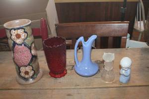 lot 2170 image: Vintage Vases and More