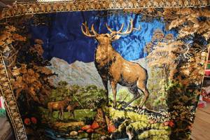 lot 2199 image: Vintage Made in Italy Tapestry 48 x 72