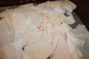 lot 2240 image: Antique Baby Clothes