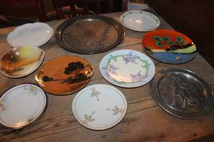 lot 2247 image: Vintage Silver Serving Tray and More
