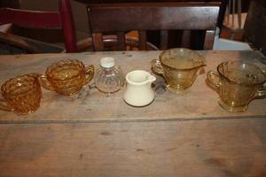 lot 2248 image: Vintage Hall Creamer and More