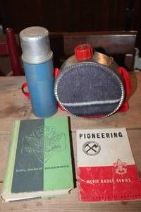 lot 2252 image: Vintage Thermos, Canteen and More