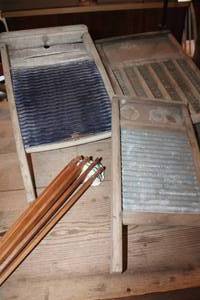 lot 2260 image: Antique Washboards and More