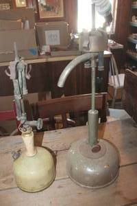 lot 2276 image: Antique Gas Lamp Bases