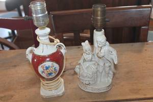 lot 2306 image: Vintage Lamp Bases untested