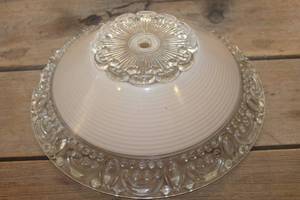 lot 2307 image: Antique Light Shade 12 wide