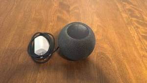 lot 5 image: Apple HomePod Mini Space Gray Smart Speaker with Power Adapter
