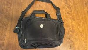 lot 27 image: Black Laptop Messenger Bag with Shoulder Strap