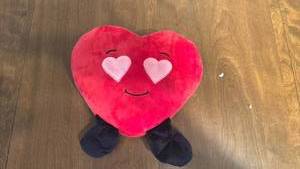 lot 30 image: Red Heart Plush Stuffed Toy