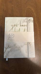 lot 48 image: Marble Cover Bullet Journal with Gold Foil Lettering