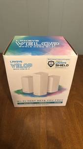 lot 63 image: Linksys VELOP Whole Home Wi-Fi System AC4600 Tri-Band Router 3-Pack
