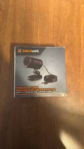 lot 77 image: Blackweb Premium USB Recording Microphone Cardioid Polar Pattern