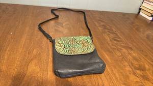 lot 111 image: Small Crossbody Shoulder Bag with Decorative Flap