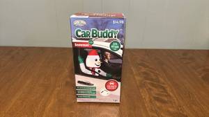 lot 118 image: Airblown Inflatables Car Buddy Snowman LED 3 ft 91 cm Tall