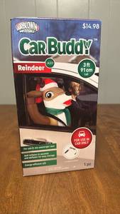 lot 121 image: Airblown CarBuddy Reindeer LED Inflatable 3ft 91cm Tall